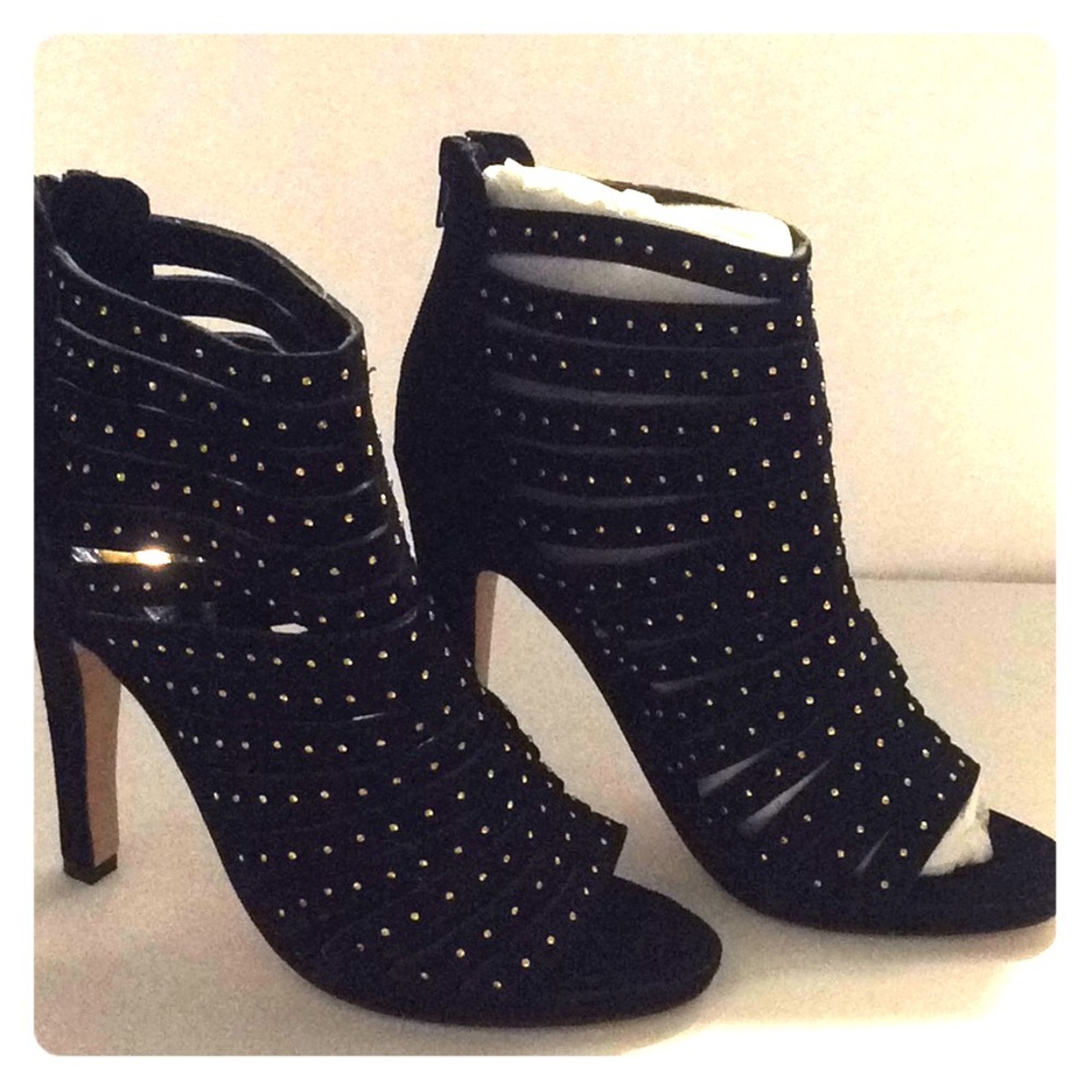 💋Sexy Dolce Vita Open Toe Suede Viper Boots Sz 10